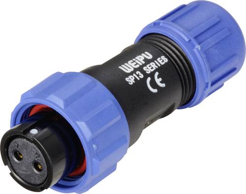 Weipu SP1310 /S 2 I Rundstecker Buchse, gerade Gesamtpolzahl: 2 Serie (Rundsteckverbinder): SP13