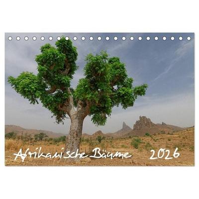 Afrikanische Bäume (Tischkalender 2026 DIN A5 quer), CALVENDO Monatskalender