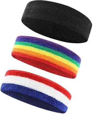 Uplift Picks AOLIKES 3 Pack Moisture Wicking Sports Headbands a 3 Pcs