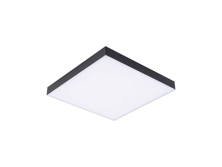 Paulmann Led-Paneel, Schwarz, Metall, rechteckig, 29.5x6.4x29.5 cm, Lampen & Leuchten, LED Beleuchtung, LED-Paneele