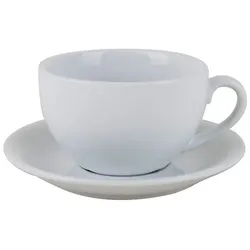 Fürstenhof Cappuccinotasse Andrew 2tlg. Porzellan Weiß