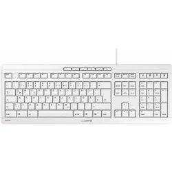 Cherry Stream (DE, Kabelgebunden), Tastatur, Weiss