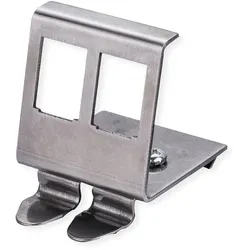 ROLINE Hutschienen-Adapter unbestückt, für 2 Keystones
