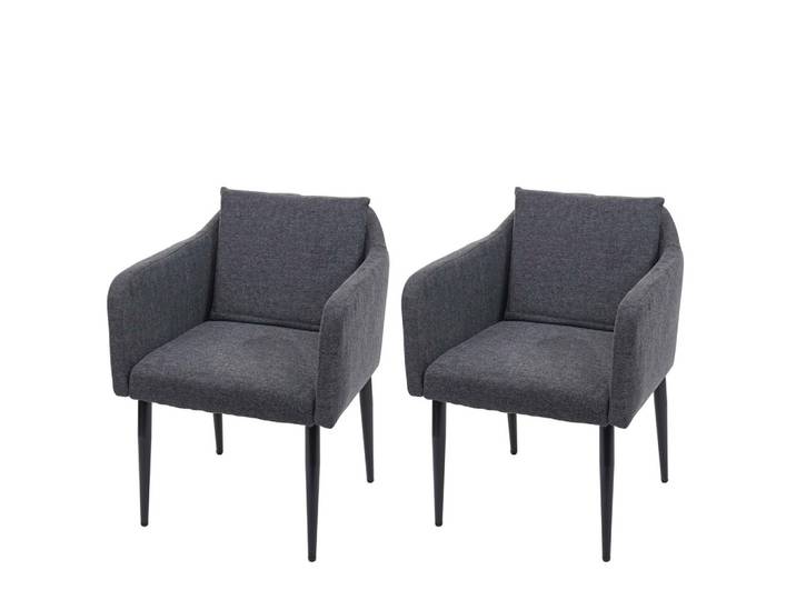 ESSZIMMERSTUHL Anthrazit 2er-Set