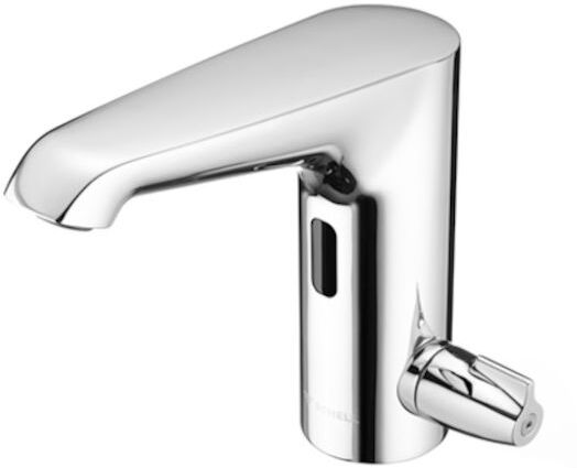 Schell Xeris E-T Elektronische-Waschtisch-Armatur 002320699 verchromt, Batteriebetrieb, für Mischwasser