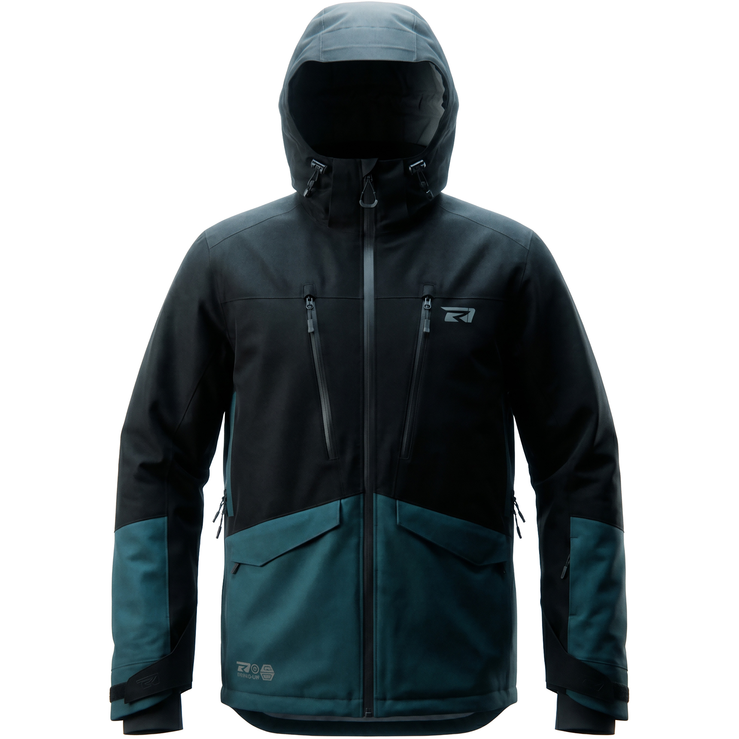Rehall Cure-R Herren Kunstfaserjacke schwarz Größe L Skifahren Winddicht Wasserabweisend