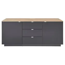 Innostyle TV-Lowboard Core Dekor Schwarz