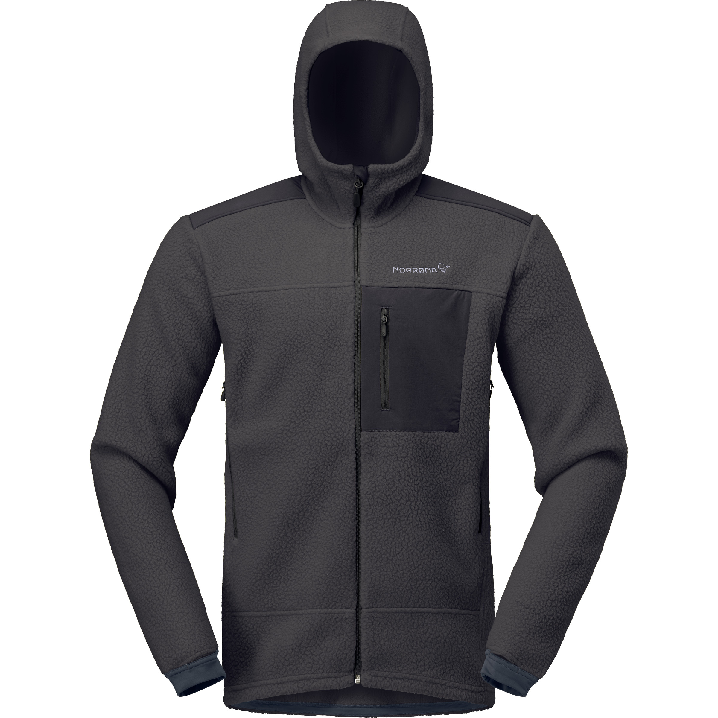 Norrona Trollveggen Warm3 Herren Fleecejacke schwarz Größe XXL Trekking Elastisch