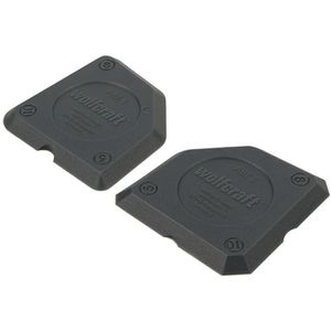 Wolfcraft Fugenglätter 4331000, Set 2-teilig, für Dichtstoffe, Sanitär- & Bodenfugen