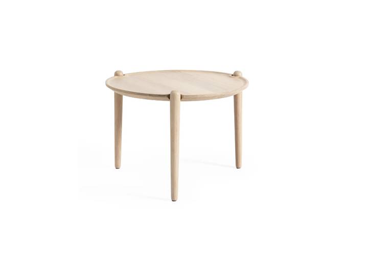 Design House Stockholm Aria Couchtisch Light oak, Ø50x37 cm