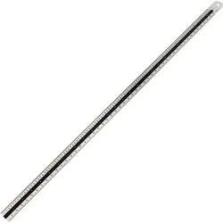 Typometer 50 cm | ohne Anschlag, biegsam, rostfreier Stahl, silber