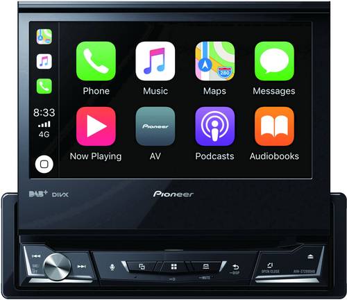 Pioneer AVH-Z7200DAB Moniceiver DAB+ Tuner, Anschluss für Lenkradfernbedienung, Bluetooth-Freisprecheinrichtung, AppRadio