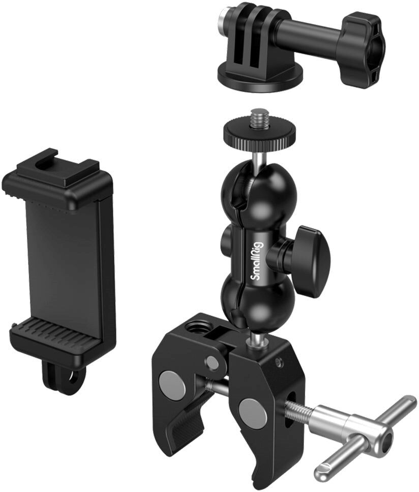 SmallRig 4373 Crab-Shaped Kit m. Magic Arm & Ballhead - Sort