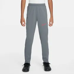 Nike Academy Dri-FIT Kinder Fußballhose - Cool Grey/Bright Crimson - L