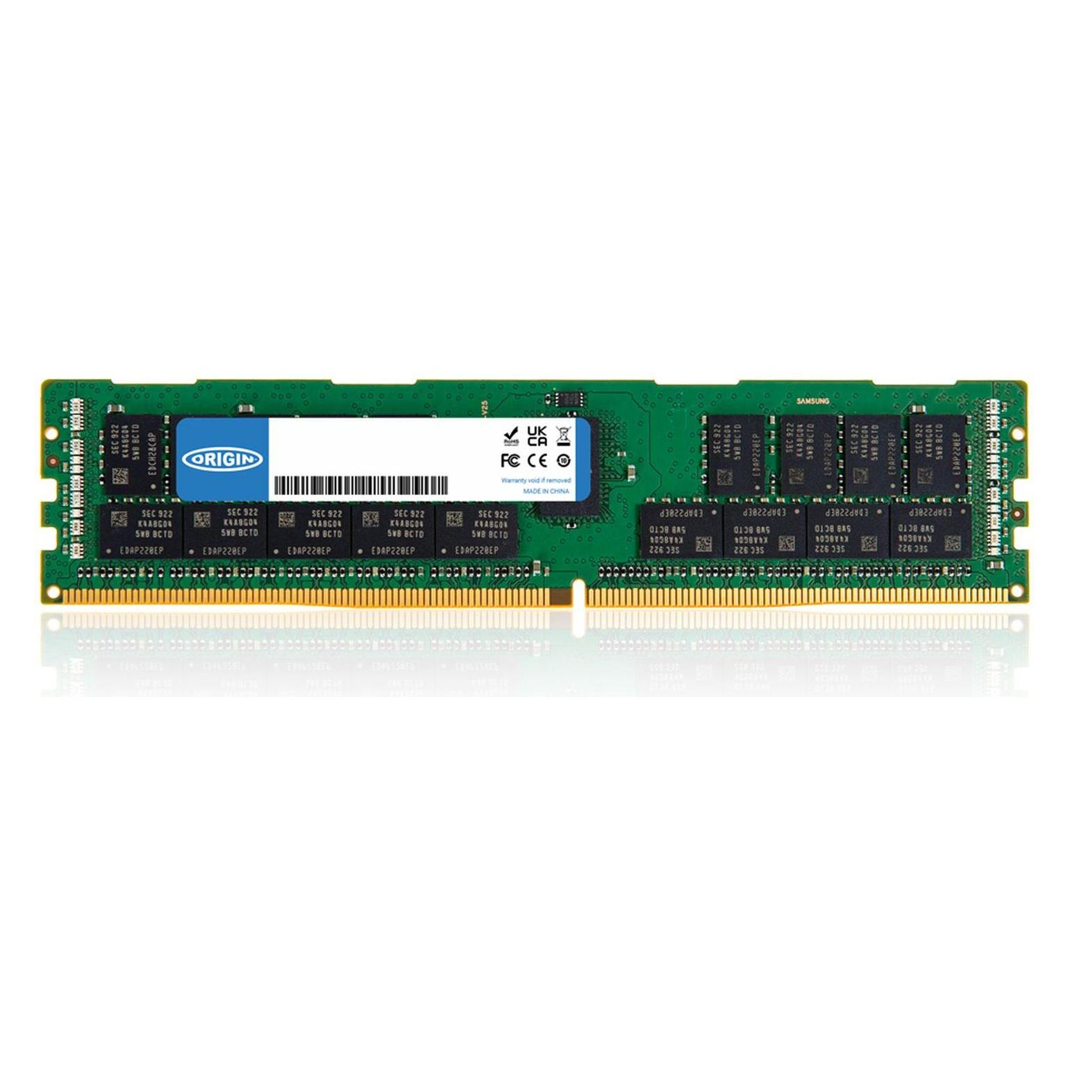Origin Storage M393A8G40BB4-CWE, 64 Go, 1 x 64 Go, DDR4, 3200 MHz, 288-pin DIMM (1 x 64GB, 3200 MHz, DDR4-RAM, DIMM) (M393A8G40BB4-CWE)