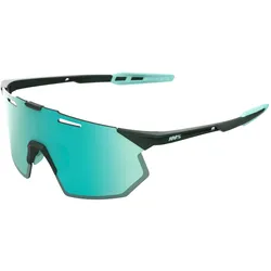 100%, Unisex, Sportbrille, HYPERCRAFT SQ Matte Juniper - HiPER Mint Mirror Lens (Black, Matte Juniper, Green, Türkis), Schwarz, Türkis, Grün