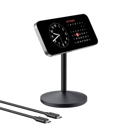 Anker Ladeadapter 15W MagGo Wireless Charger Stand black A25X1H11 Schwarz