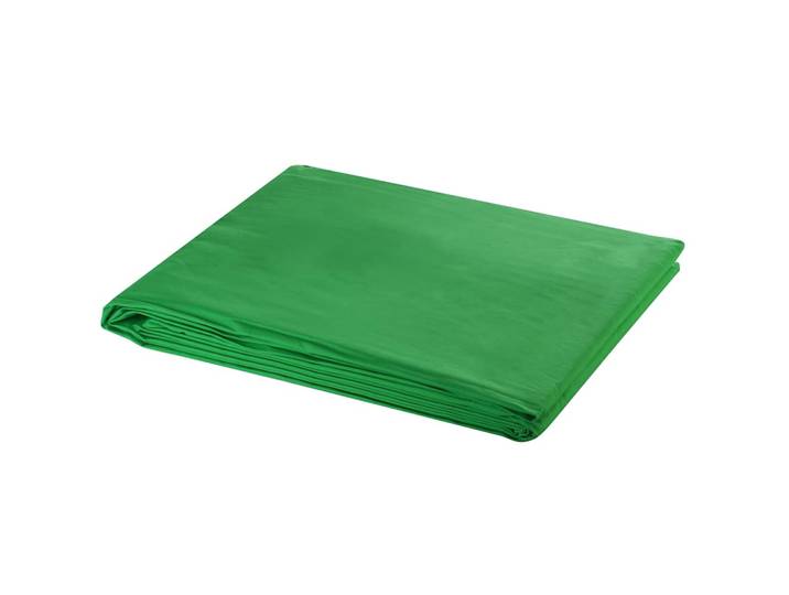 vidaXL Fotohintergrund ohne Ständer Baumwolle Grün 300x300 Chroma-Key