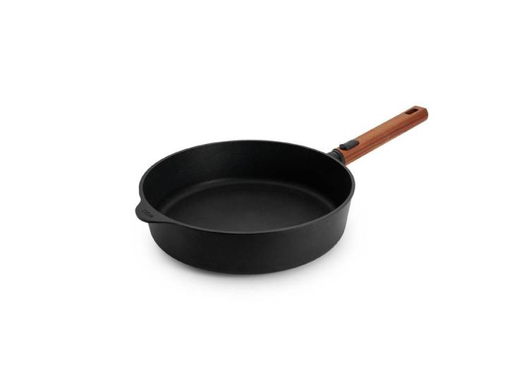 Bratpfanne WOLL Eco Logic QXR Hochrand , schwarz, H:7cm Ø:28cm, Pfannen, Bratpfanne