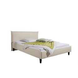 Polsterbett Roswell Beige ca. 100x200 cm