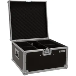 ROADINGER Flightcase 4x LED IP PAR 3x8W QCL/3x9W SCL