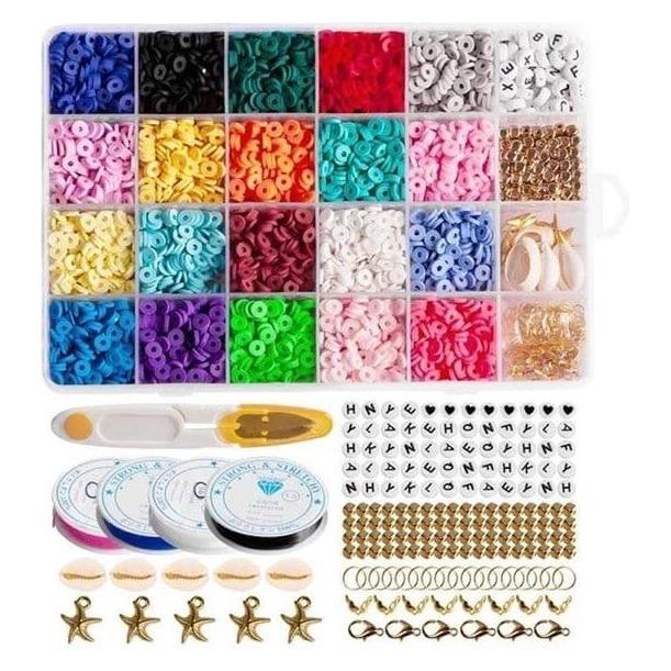 PRO Bike Gear Starter Smykkest - Heishi Perler - 2000 stk (7110)