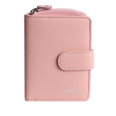Geldbörse VARGU "VINEM 1-A mono", Damen, rosa (light pink), Rindsleder, Kleinlederwaren, LGW zertifiziertes Leder