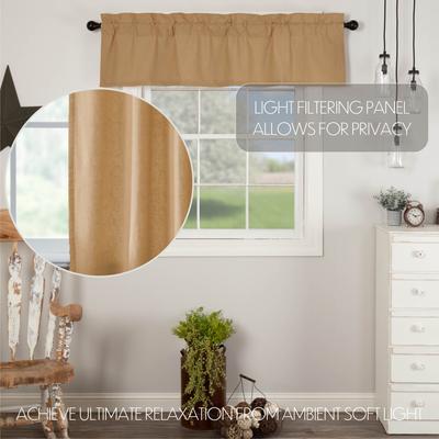 VHC Brands Simple Life Flax Valance