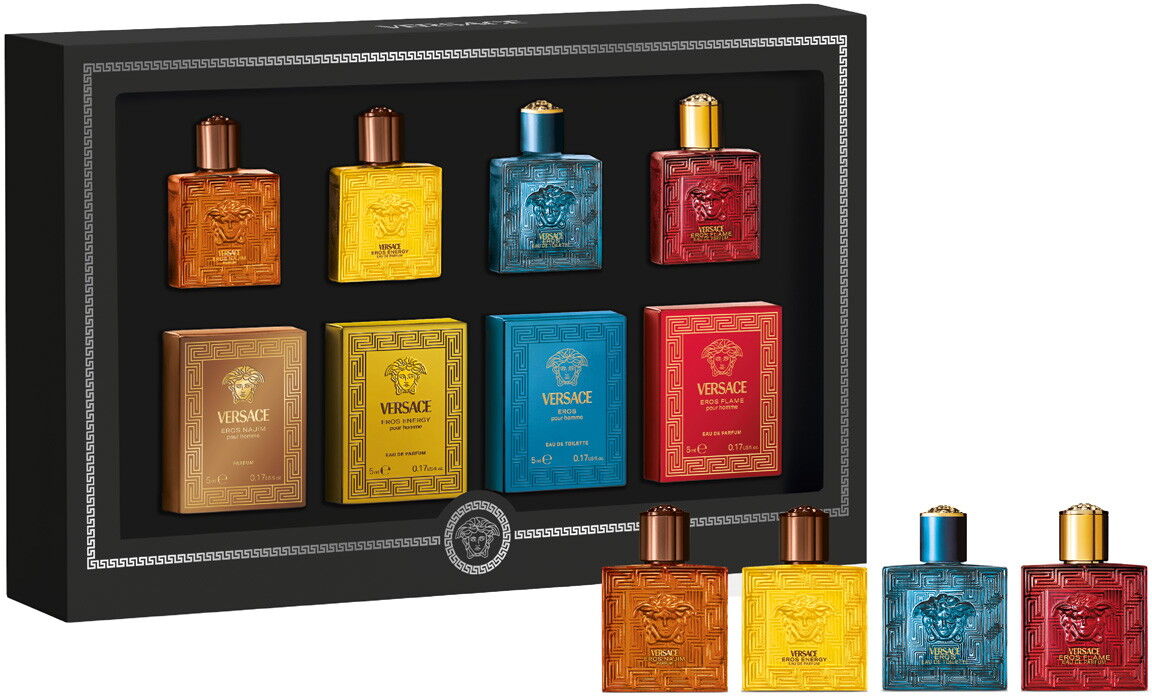 20ml Versace Coffret Miniature Set FOR MAN (EdP 2 x 5ml + Parfum 5ml + EdT 5ml)