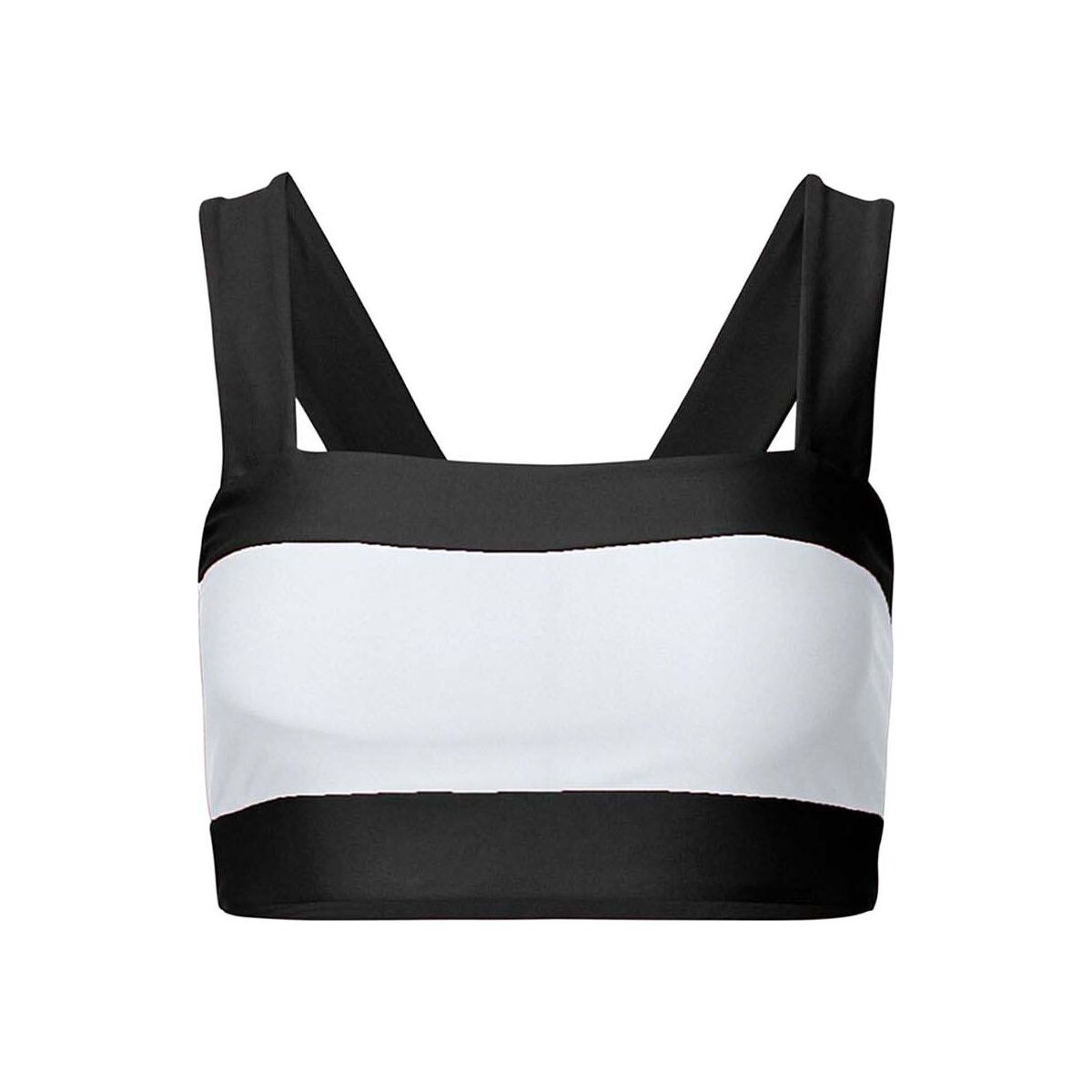 Goldbergh Plonge Bikini top white/black (8371) M GB46051261-8371-M