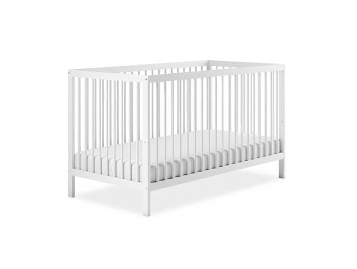 Ehrenkind® Babybett PUR inkl. Schublade 120x60 Buchenholz Weiß Kinderbett 9-Fach höhenverstellbar mit entnehmbaren Stangen Baby Bett