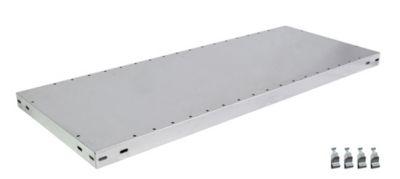 SCHULTE Lagertechnik Zusatz-Fachboden MULTIPlus 250, 1000x500 mm, 40 mm Kante, mit 4 Fachbodenträgern