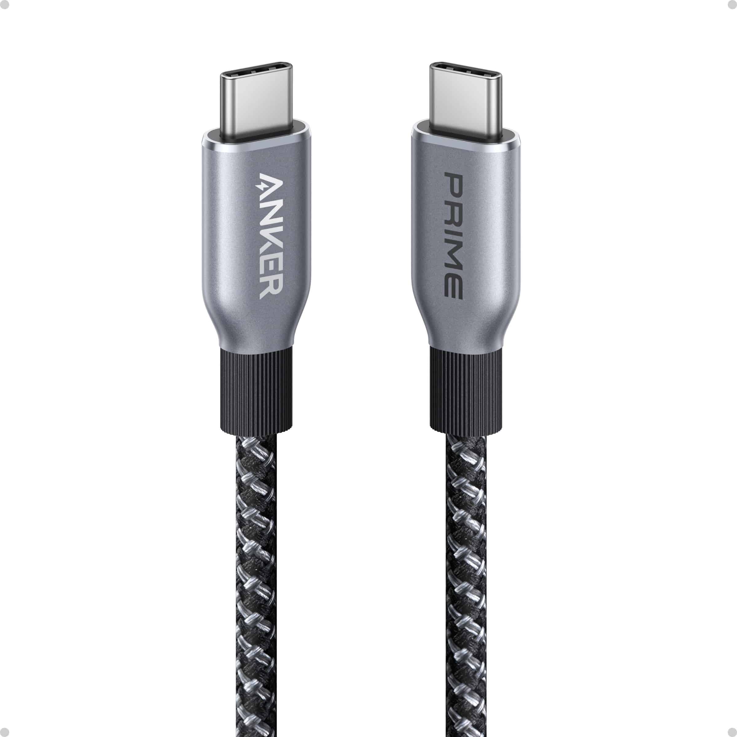 Anker Stecker Rundkabel USB C auf USB C 0,9 m Prime A88E2011