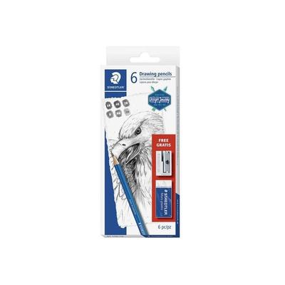 STAEDTLER Zeichenbleistift Mars Lumograph 6er Set