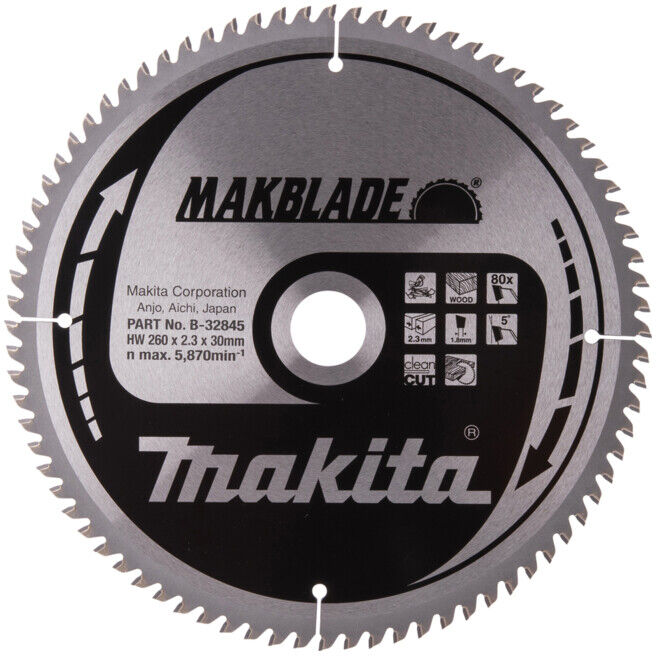 Scie Makita Makblade 260x30x80Z (B-32845) (B-32845)