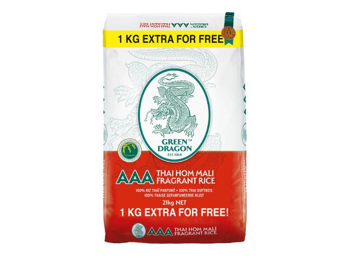 Green Dragon Thaise Hom Mali Geurige Rijst 20+1 kg
