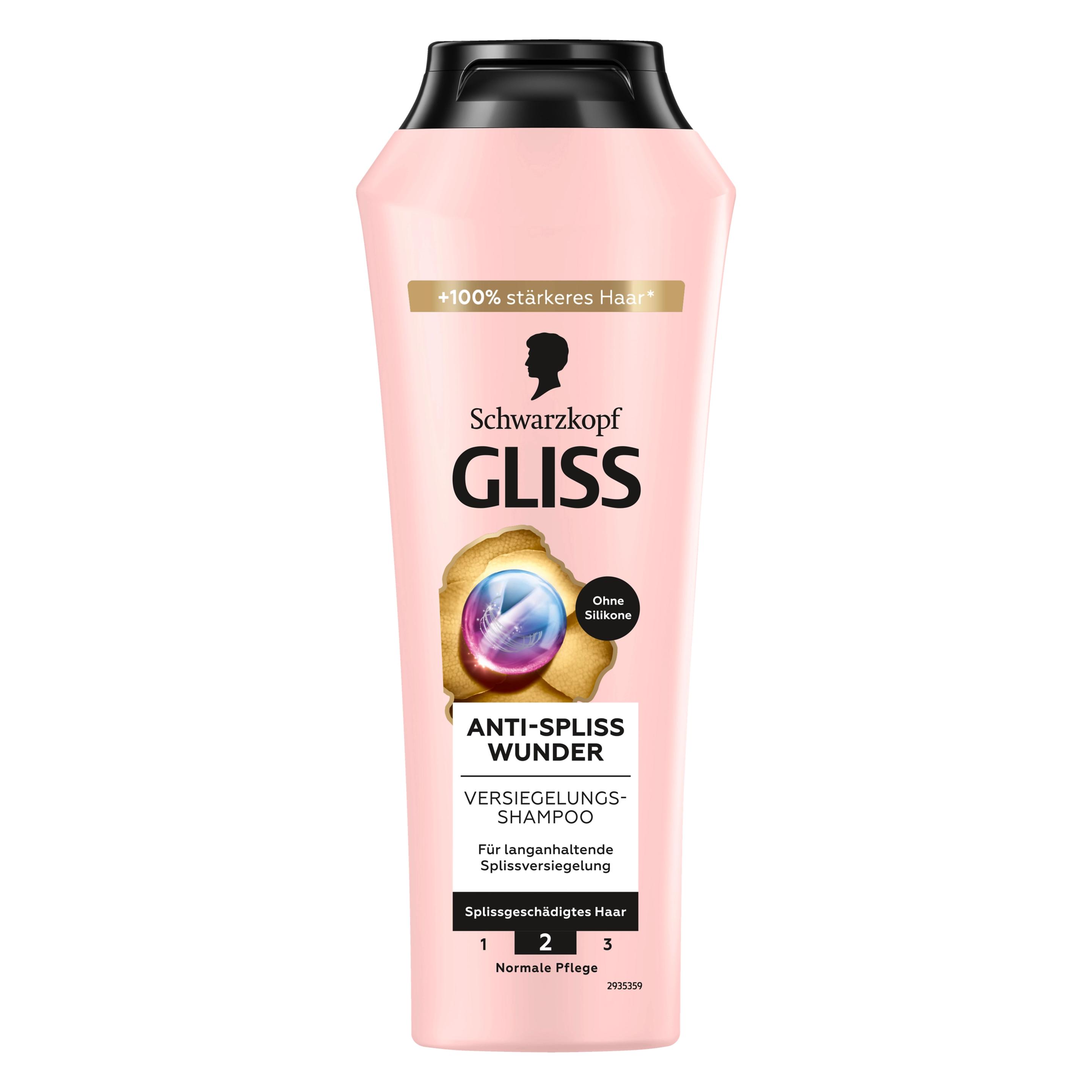 Gliss Shampoo Anti-Spliss Wunder 250 ml (Flüssiges Shampoo, 250 ml) (2927321)
