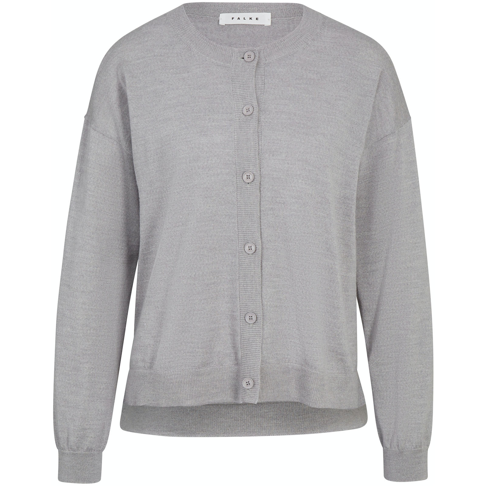 FALKE Basic Wolle Cardigan Damen 3400 - light grey M