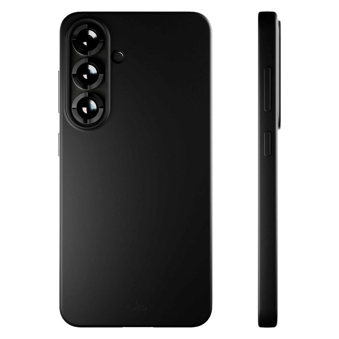 Puro Schutzhülle (Samsung Galaxy S25) (PUSGS25ICONBLK)