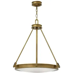 Elstead Lighting, Pendelleuchte, Collier Hängeleuchte E14 4-fach Heritage Messing (E14)