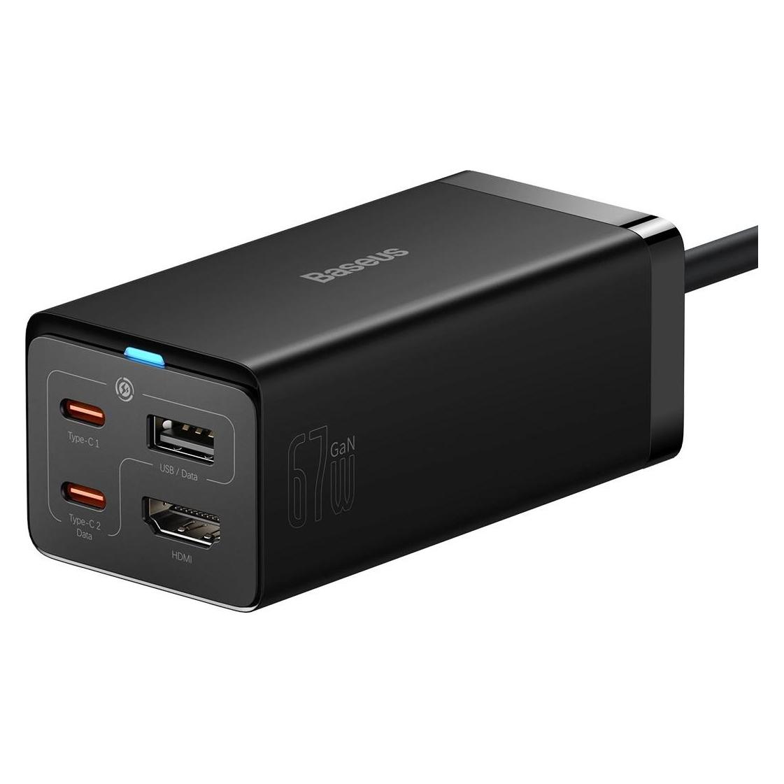 Baseus GaN5 Pro Wall Charger (67 W, 4 Ports) (CCGP110201)