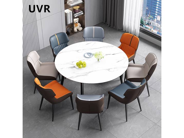 UVR – chaise de salle à manger confortable et légère, avec dossier de luxe, moderne et Simple, pour salon, Design ergonomique