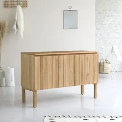 Aufbewahrungsmöbel Jill aus Teakholz, 120 cm