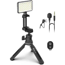 Digipower INSTRUCTOR Prof. Vlogging Kit mit LED und Mikrofon