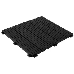 KARAT Klickfliesen Terrassenfliesen Claire - 30 x 30 cm - Für Innen und Außen geeignet - Witterungsbeständig // Grau