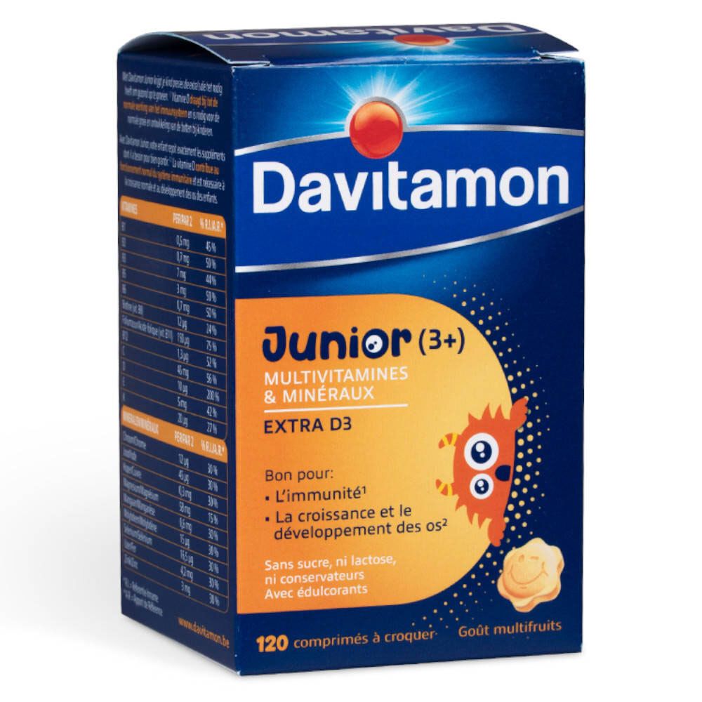 Davitamon Junior Multifruit ok Nlfr 120 St Tabletten