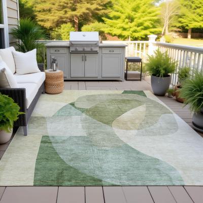 Addison Rugs Machine Washable Indoor/Outdoor Abstract Mesmerize Chantille Rug