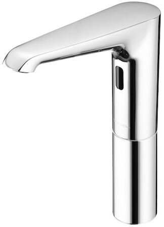 Schell Xeris E électronique de lavabo 012090699 chromé, fonctionnement sur secteur, pour eau froide, avec bloc d'alimentation