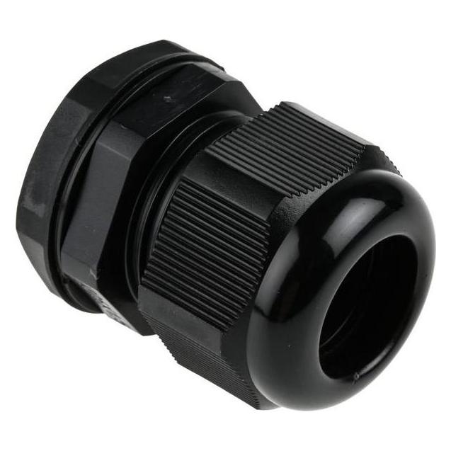 RS PRO round topCable GlandM25S x 1.5 BlackIP68 (8229763)