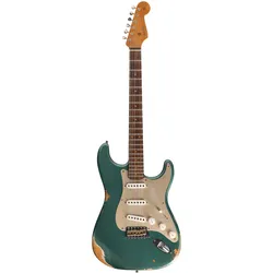 Fender Custom Shop 1959 Stratocaster RW Roasted Heavy Relic Aged Sherwood Green ... - E-Gitarre